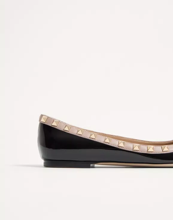 Valentino Patent Rockstud Ballet Flat - Image 2